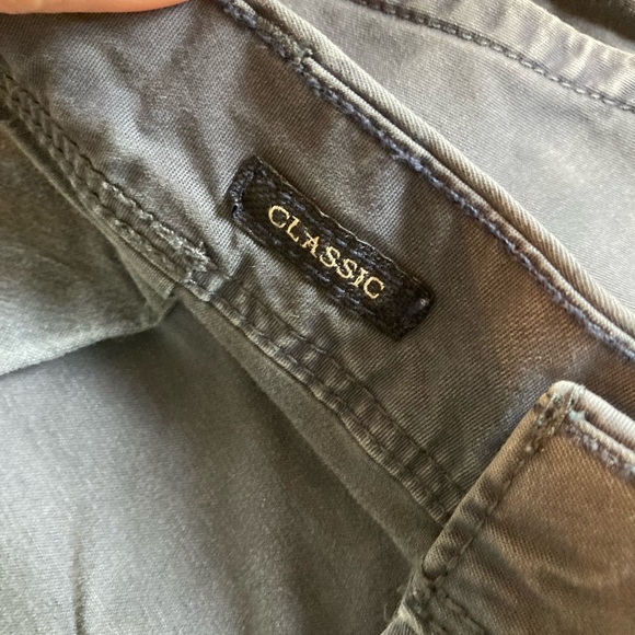 Men's American Eagle Next Level Flex Classic blue gray chino shorts size 46 - Picture 6 of 9